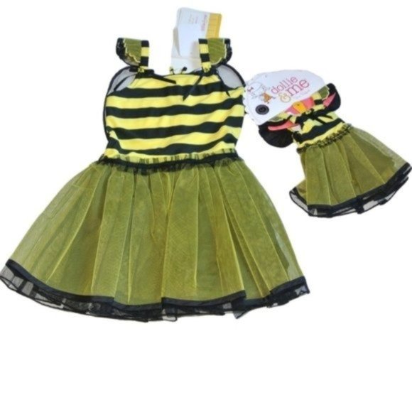 Dollie & Me Bumble Bee Dress Up costume 4 NWT - Picture 2 of 9